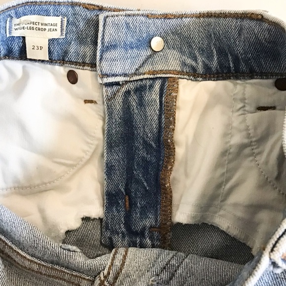 Madewell 23P The Perfect Vintage Wide-Leg Crop Jean Women’s High Rise Jeans - Picture 8 of 12